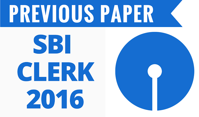 Complete Questions asked in SBI Clerks 2016