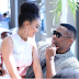 South African actress and host of Lip Sync Battle Africa, Pearl Thusi pictured with her fiance, Robert Marawa.