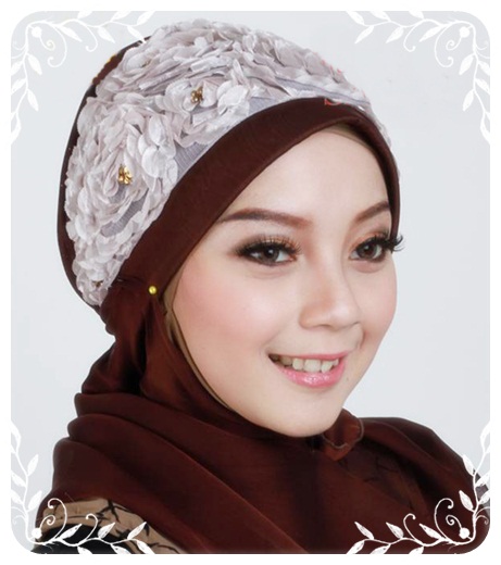  Menarik model jilbab pesta terbaru