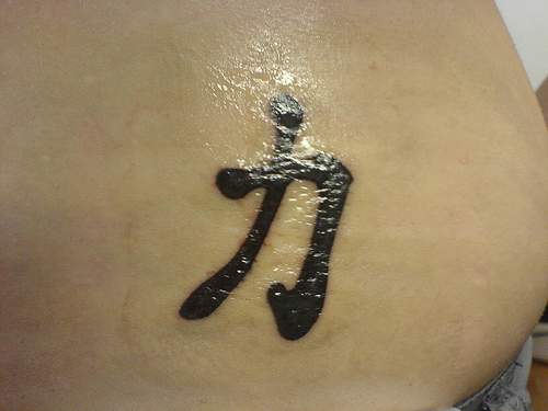 Kanji tattoo meaning strength.