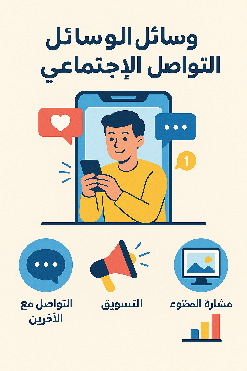 استخدام وسائل التواصل الاجتماعي استخدام وسائل التواصل الاجتماعي