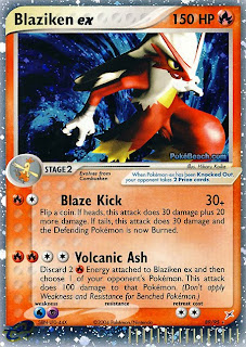 Blaziken EX Team Magma Vs Team Aqua Pokemon Card