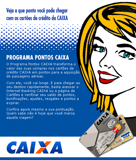 Caixa Programa de Pontos dos cartões de crédito