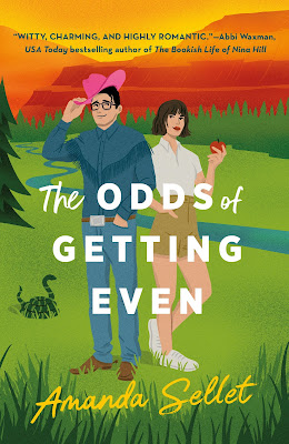 book cover of romantic comedy The Odds of Getting Even by Amanda Sellet