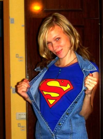 футболка супермен женская