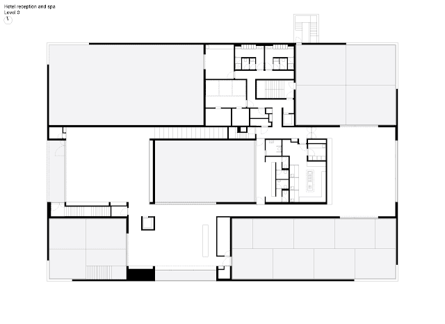 Floor plan of the main building 