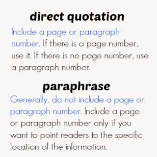 Explanation of using page numbers