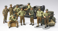 Tamiya 1/48 WWII U.S. Infantry at Rest (32552) English Color Guide & Paint Conversion Chart