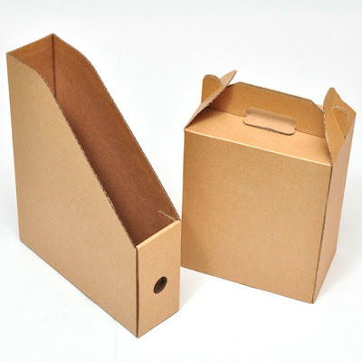 Corrugated Kraft Brown Folder Cover and Gable Packaging Boxes