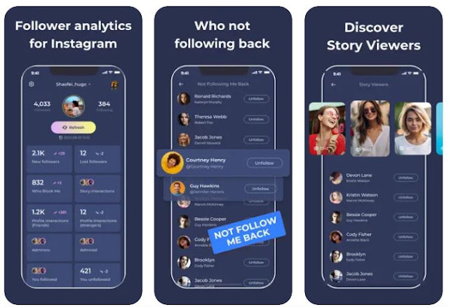 FOLLOWERS REPORTS IG INSIGHTS+ iOS