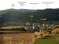 Panoràmica del sud-est mentre pugem al Puig de la Caritat