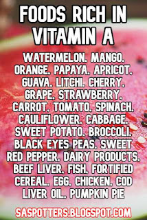 Foods rich in vitamin A