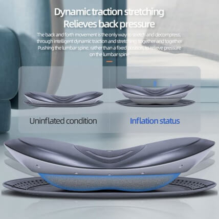 Portable massager with the heat to relieve sciatica pain