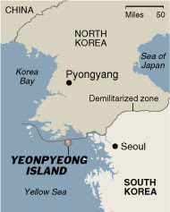 Yeonpyeong Island Map