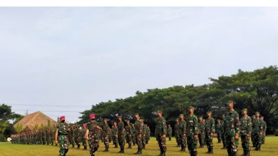 Komandan Komando Pendidikan Marinir Buka Dikmaba Angkatan XLI/2 Kejuruan Infanteri Marinir T.A. 2021