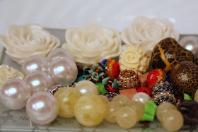 Treasures: resin roses, glass pearls, cracked pain hearts :: All Pretty Things