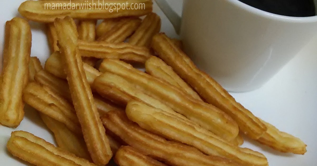 Resepi Churros Azie - Pewarna q