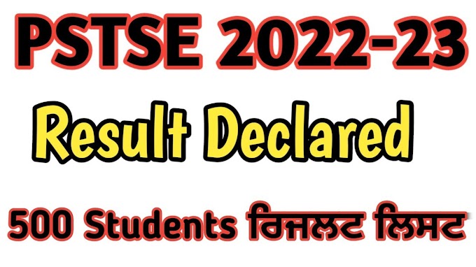 PSTSE Result 10th 2023