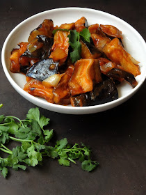 Eggplant Manchurian