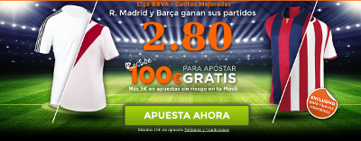 888sport cuota mejorada combinada Barcelona y Real Madrid ganan 8 noviembre