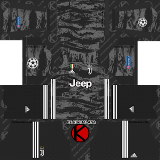 Juventus 2019/2020 Champions League Kit - Dream League Soccer Kits