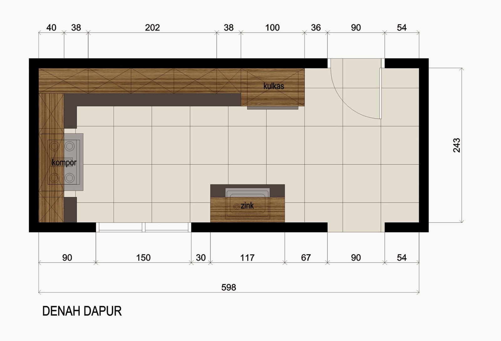   Dapur Kotor di BSD Sektor 1 Tangerang