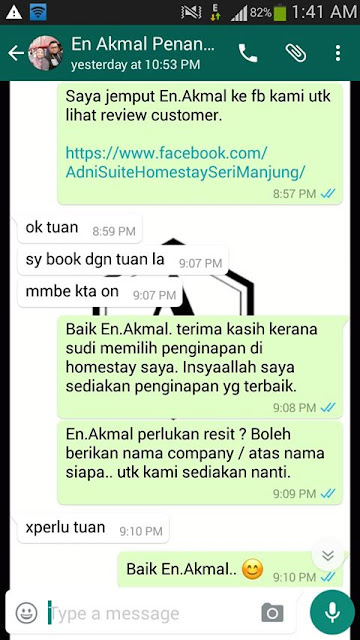 Adni Suite Homestay Seri Manjung Lumut | Encik Akmal | Booking