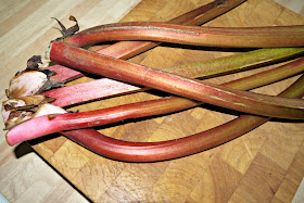 rhubarb, crops, allotment