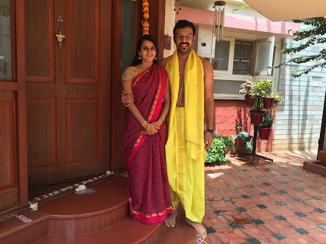 Amit Bhargav wife Sriranjani Amit