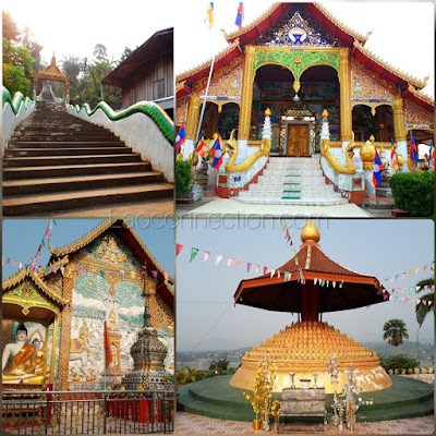 Temple mountain in Huayxai, Bokeo