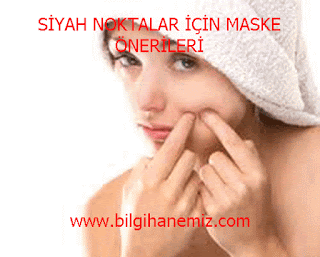 SİYAH NOKTALAR İÇİN MASKE ÖNERİLERİ