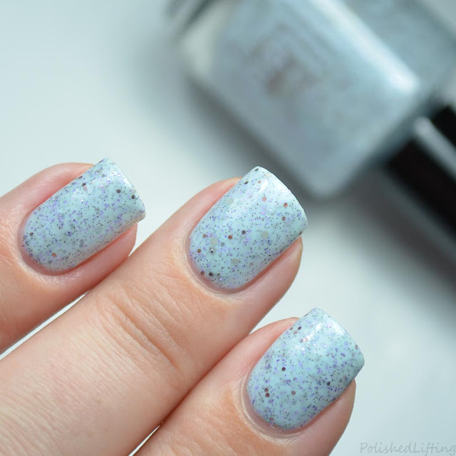 pale blue crelly nail polish