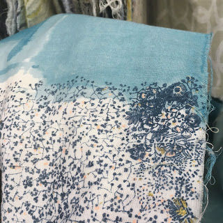 Nani Iro Textiles 2018 double gauze fabric floral metallic