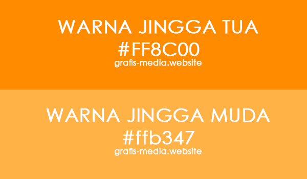 Pengertian Warna Jingga Orange Dan Contohnya Grafis Media