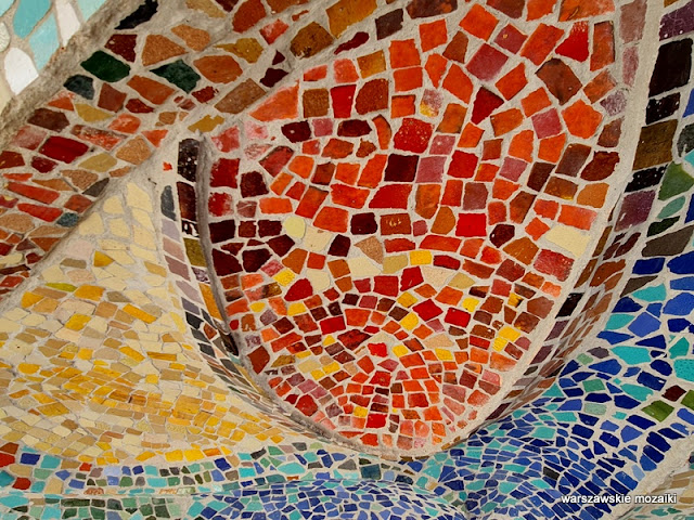 Warszawa Mokotów Wanda Gosławska Służewiec 1969 warszawskie mozaiki warsaw mosaics Kombinat Dźwigów Osobowych