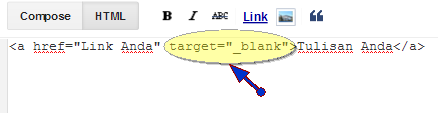 Kode Target Blank