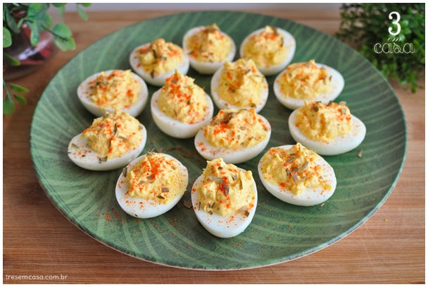 como fazer deviled eggs