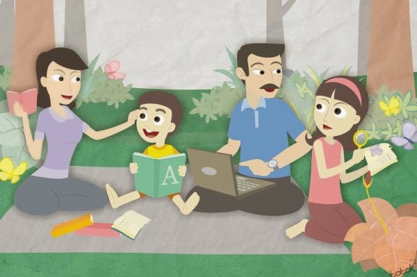 Unduh 5800 Gambar Animasi  Lingkungan Keluarga  Gratis 