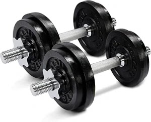 Yes4All Adjustable/Selectorized Dumbbell with Connector Options for Strength Training