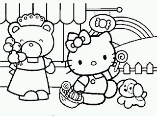 Dibujos de Hello Kitty para Pintar, parte 1
