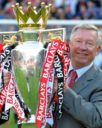 Alex Furguson, English Premier League Trophy Celebration