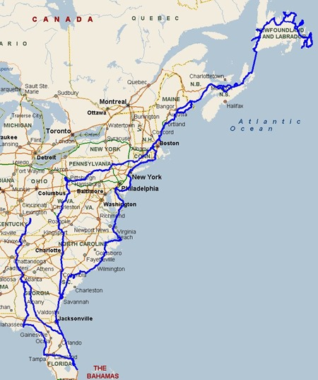 2016 Travel Map