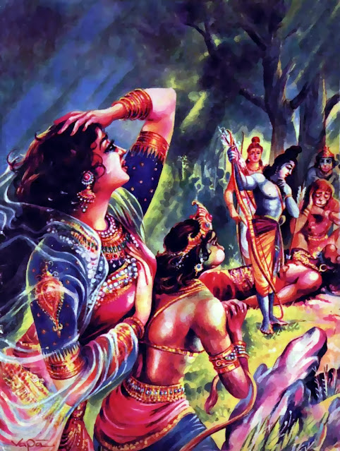 Tara Angada Lakshmana Rama Vali Sugreeva Hanuman
