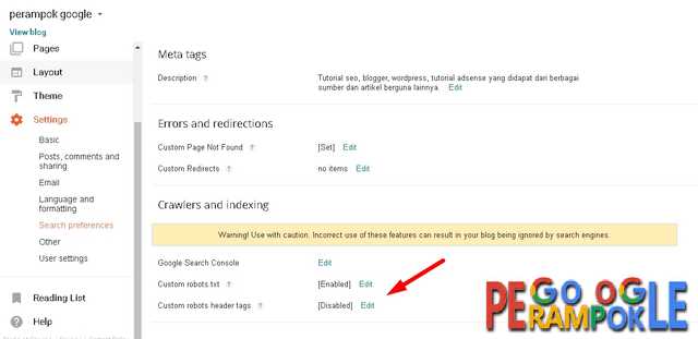 cara terampuh setting custom robots header tags untuk seo blogger cara terampuh setting custom robots header tags untuk seo blogger