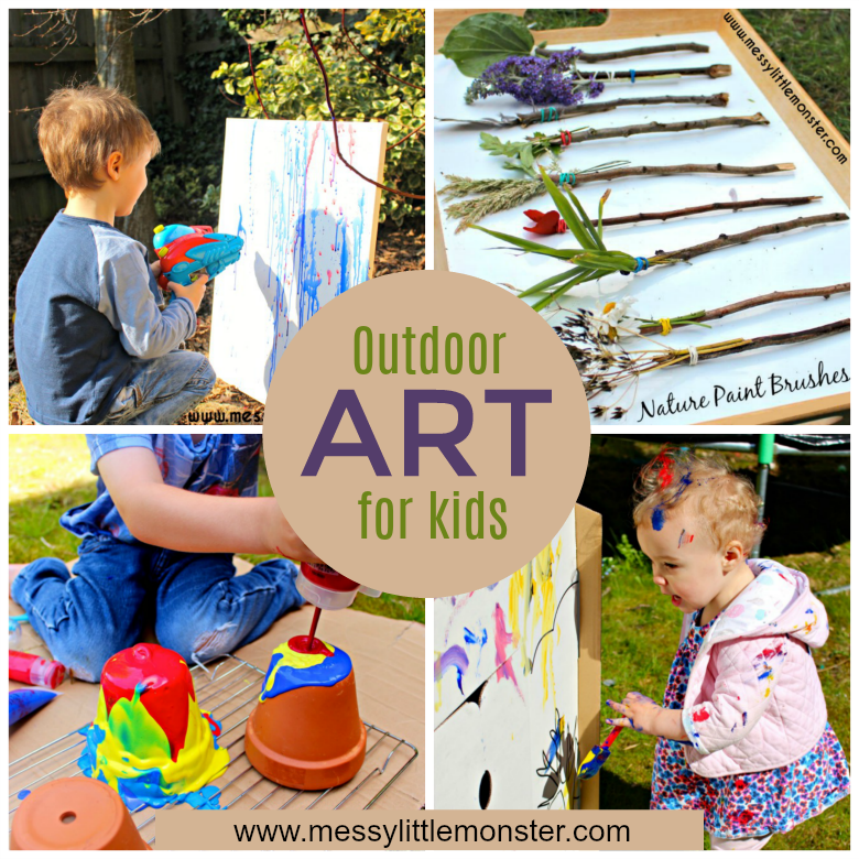 Outdoor art projects for kids
