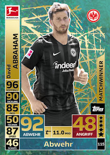 Match Attax Bundesliga 2018-2019 Eintracht Frankfurt