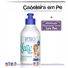 Condicionador Leite doce - Retrô Hair liberado para Low Poo