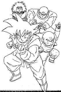 dragon ball z coloring pages,cartoon coloring pages