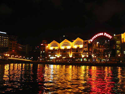 Singapore Nightlife Clarke Quay Riverside