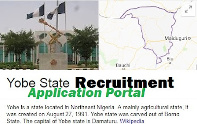 Yobe State Government Recruitment 2018/2019 | Apply Now Online